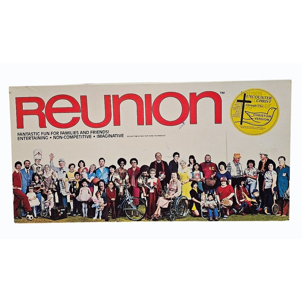 The Christian Version REUNION GAME By The Ungame Company INCOMPLETE / PARTS ONLY